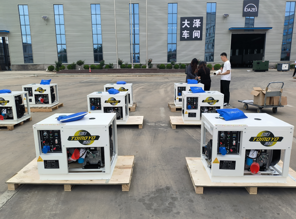 双缸10KW柴油发电机组9台调试完毕-大泽动力官网_大泽动力发电机_大泽动力发电电焊机_大泽动力厂家