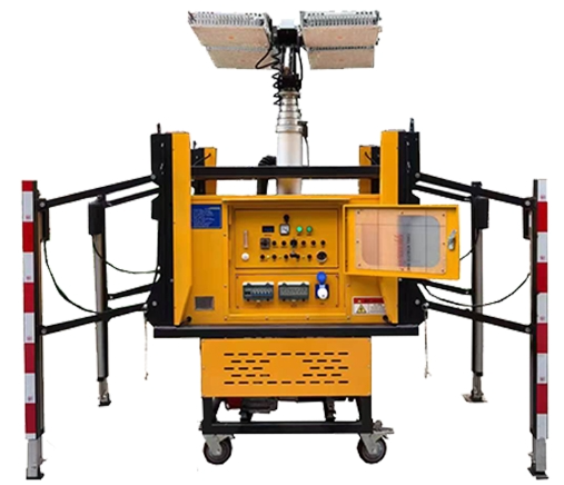 自装卸移动照明工作平台