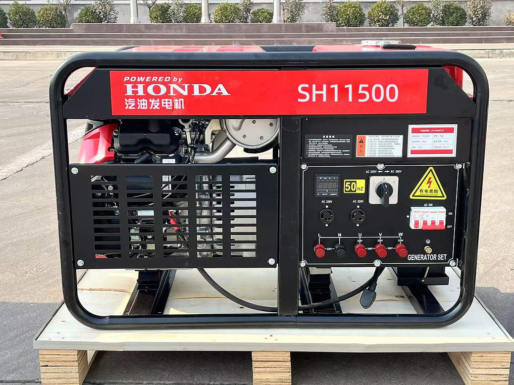 本田动力10kva三相汽油发电机电启动 GX630双缸-大泽动力官网_大泽动力发电机_大泽动力发电电焊机_大泽动力厂家