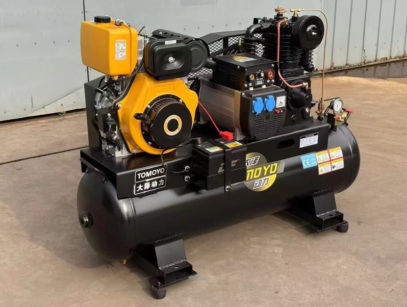 大泽动力发电电焊空压一体机 一机三用-大泽动力官网_大泽动力发电机_大泽动力发电电焊机_大泽动力厂家