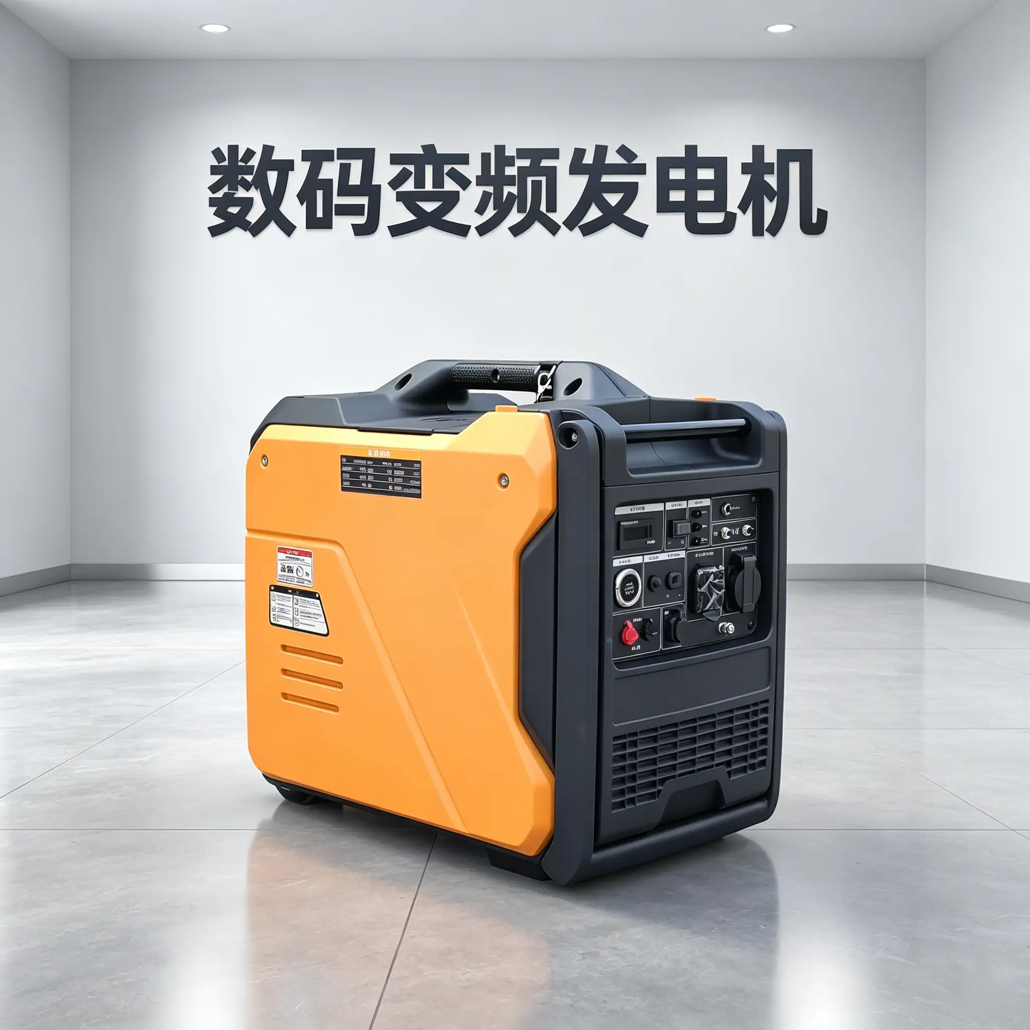 5KW数码变频静音汽油发电机220V小型家用野外露营便携