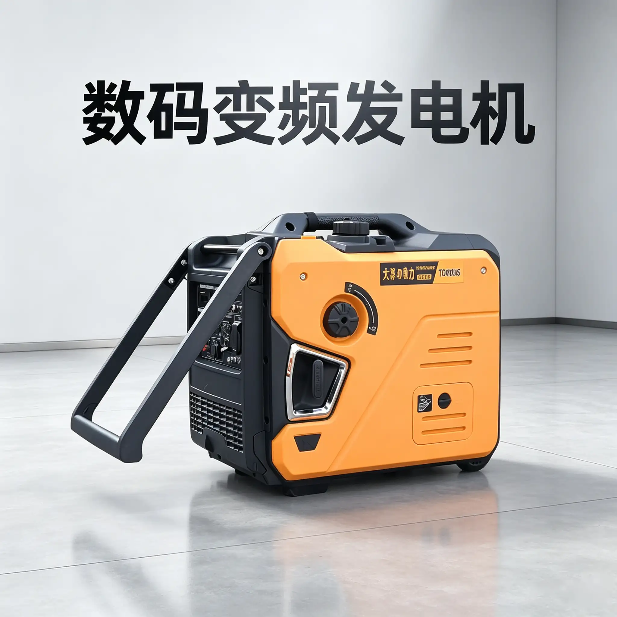 5KW数码变频静音汽油发电机220V小型家用野外露营便携