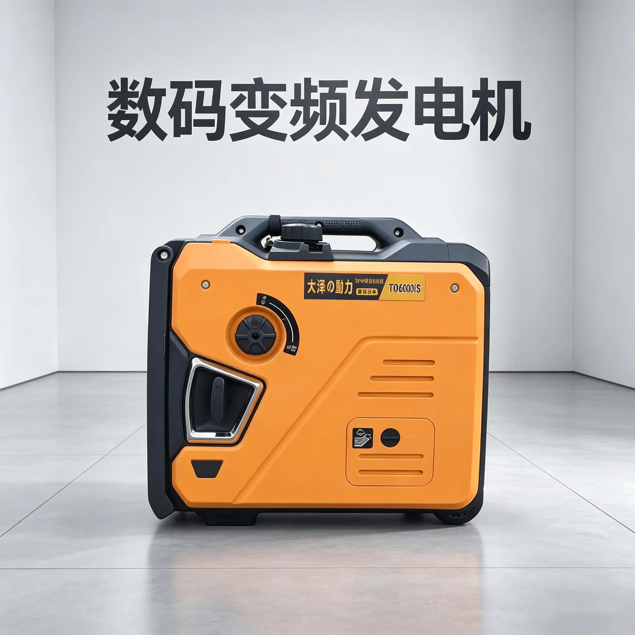 5KW数码变频汽油低噪音发电机220V 50HZ便携式户外露营应急
